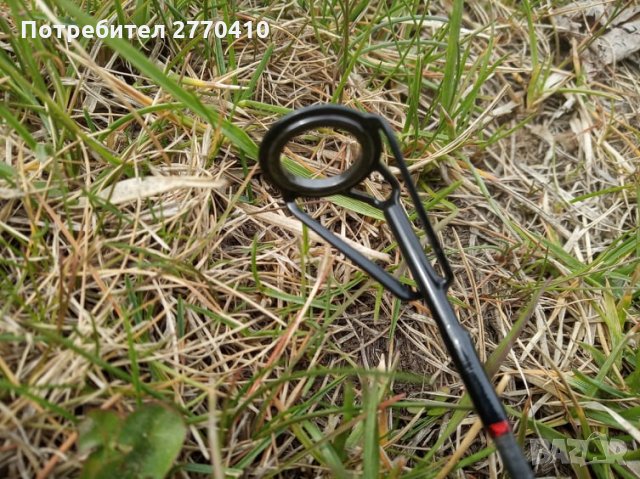 Три броя шарански въдици с 50мм първи водач 3.60 mt 3.5 lbs, снимка 6 - Въдици - 30752665