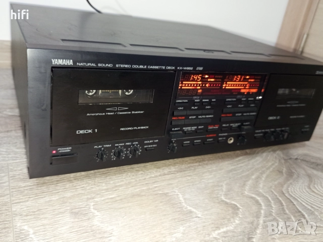Топ модел двукасетен дек Yamaha KX-W952, снимка 4 - Декове - 52672556