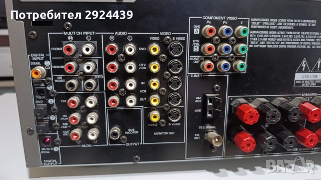 YAMAHA RX-550, снимка 6 - Ресийвъри, усилватели, смесителни пултове - 52794179