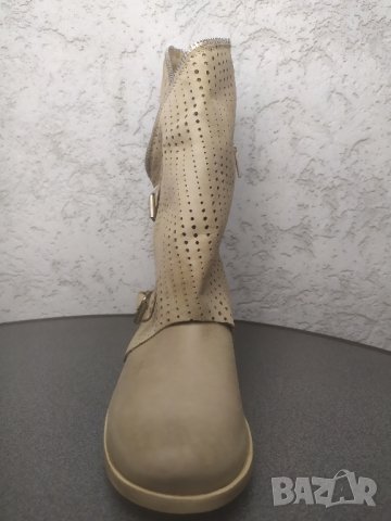 Кожени есенни перфорирани Боти Primadonna 36, снимка 2 - Дамски боти - 42456204