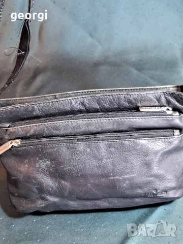 чанта от естествена кожа за през рамо Bear Design 34/3, снимка 3 - Чанти - 53932864