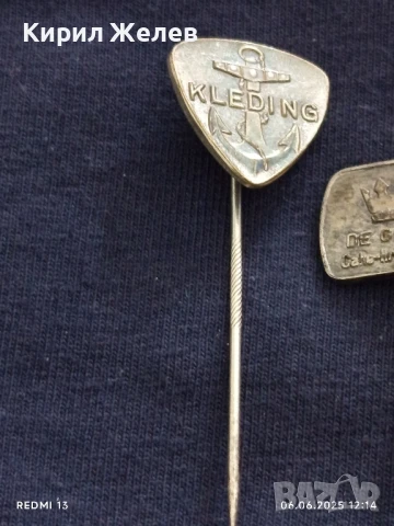Две значки стари редки перфектно състояние за КОЛЕКЦИЯ ДЕКОРАЦИЯ 29765, снимка 4 - Колекции - 50572334
