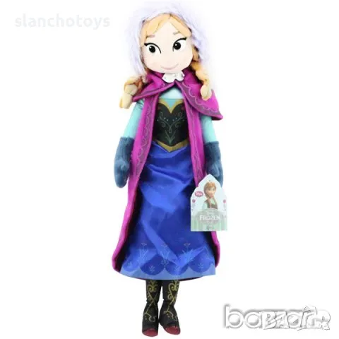 Плюшени кукли, Елза или Анна, Ариел, Снежанка, Рапунзел  около 44см, снимка 3 - Кукли - 48370067