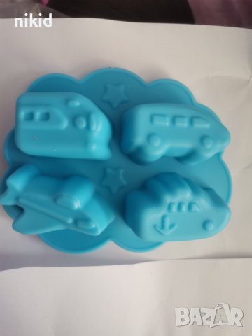 Самолет лодка кораб бус дълбок силиконов молд форма фигурки за сапун гипс шоколад бонбони лед декор, снимка 2 - Форми - 40679911
