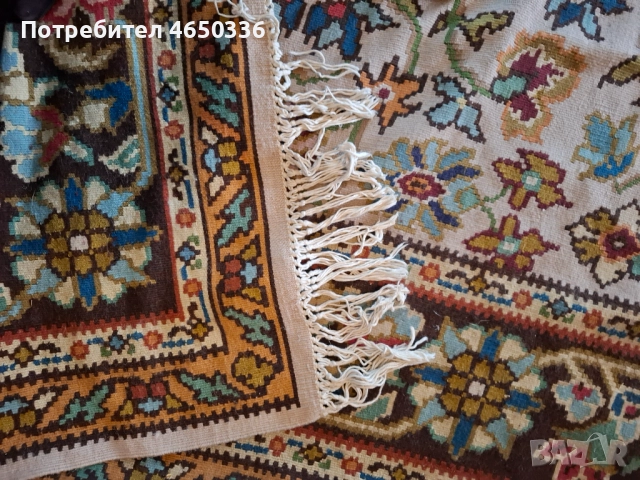 Голям Котленски Килим размер 4,00м на3,00м, много добро състояние, година 1965, снимка 12 - Килими - 52431124