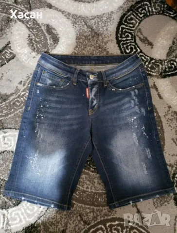 Мъжки къси дънки Dsquared2, снимка 3 - Дънки - 49455708