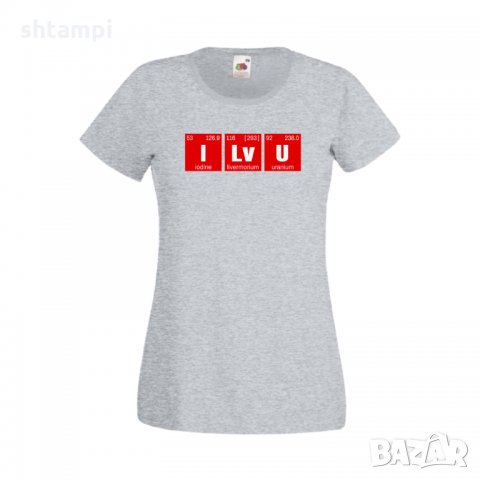 Дамска тениска Свети Валентин I Lv U, снимка 3 - Тениски - 35647057