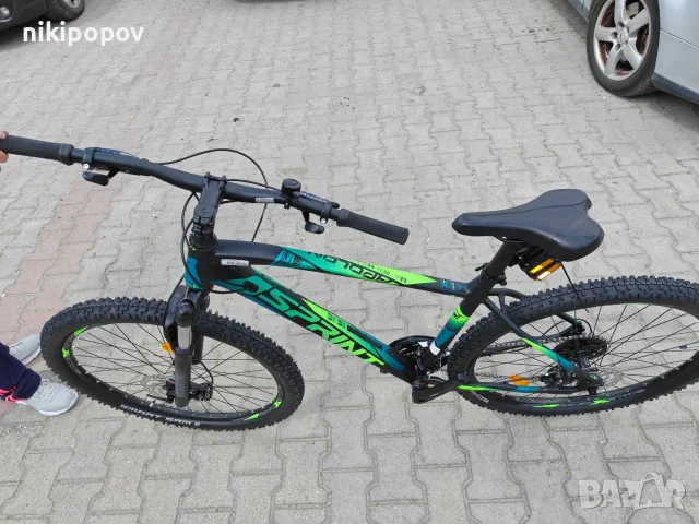 Промо велосипед 27.5" Sprint APOLON черен/син, снимка 8 - Велосипеди - 56070741