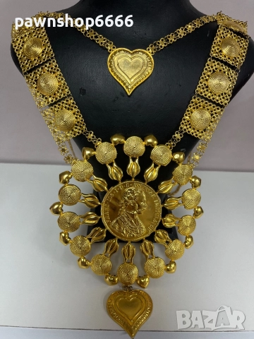 Златно колие 14 карата, снимка 6 - Колиета, медальони, синджири - 52926913