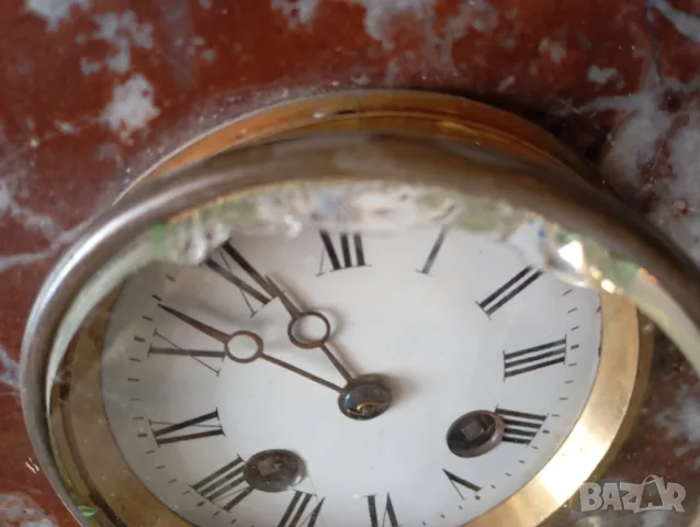 Стар каминен часовник, снимка 4 - Други ценни предмети - 50151669