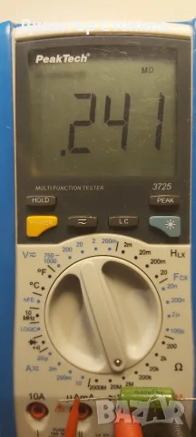 PeakTech multifunction tester 3725 мултиметър, снимка 16 - Друга електроника - 56541059