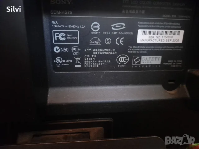 .Монитор Sony 35x35 см., снимка 3 - Монитори - 55797630