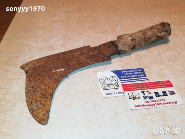 КУКРИ-САТЪР-СТАР ОТ ФРАНЦИЯ 32Х13СМ-France 🇫🇷 0512211614, снимка 8 - Антикварни и старинни предмети - 35037148