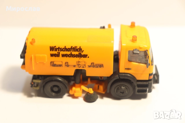HERPA H0 1/87 MERCEDES ATEGO КОМУНАЛНИ ДЕЙНОСТИ КАМИОН МОДЕЛ КОЛИЧКА, снимка 2 - Колекции - 52354352