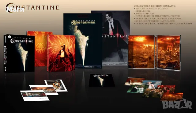 Constantine Limited Collectors Edition / Константин /-4K UHD + Blu-ray /без Бг субтитри 