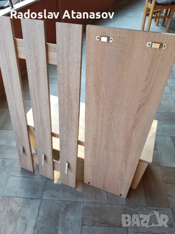 Комплект огледало ,закачалка и рафт за обувки , снимка 2 - Закачалки - 51908937