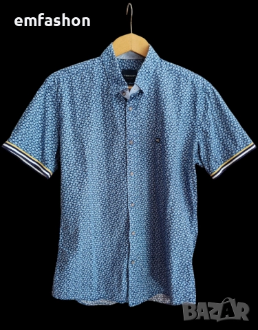 Мъжка риза "Teodor Slim Fit"- M, снимка 2 - Ризи - 51463681