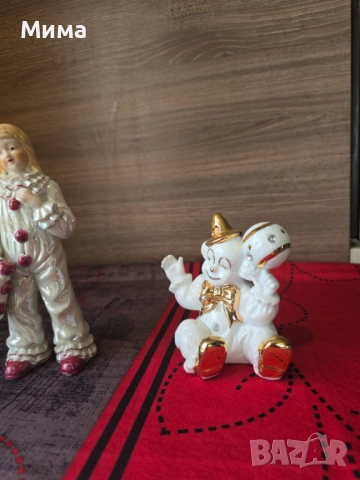 Порцеланова фигура на момиче клоун, снимка 8 - Статуетки - 51879000