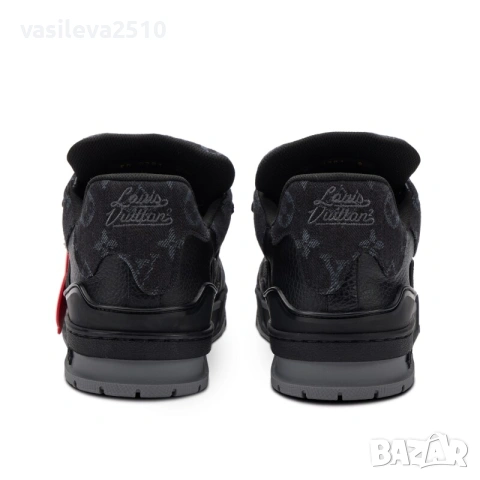 Louis Vuitton LV Trainer x Nigo Black Denim лимитирани мъжки кецове , снимка 13 - Маратонки - 53891284