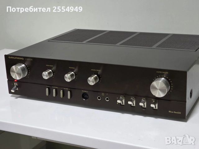 Grundig V2000 stereo amplifier, снимка 2 - Ресийвъри, усилватели, смесителни пултове - 52750906