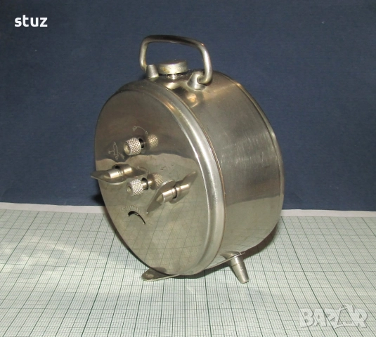 Немски механичен будилник Peter, снимка 6 - Антикварни и старинни предмети - 52886787