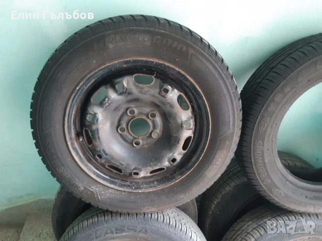 Гуми (летни) LASSA 6 броя комплект с железни джанти , снимка 7 - Гуми и джанти - 53284904