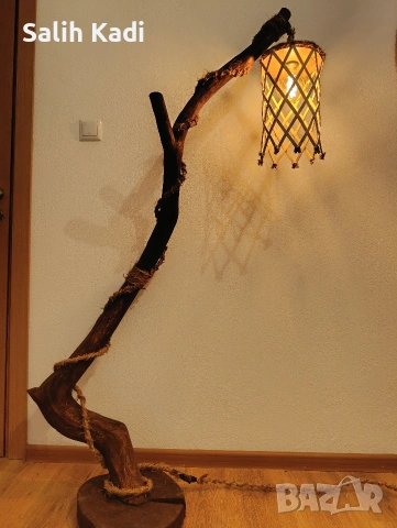 Декоративно осветление от дърво , снимка 2 - Декорация за дома - 50586602