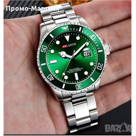 Луксозен мъжки кварцов часовник ARLANCH/Международна гаранция 12 месеца, снимка 9 - Мъжки - 31943261
