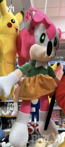 Соник плюшен 55см Sonic таралежа, снимка 3 - Плюшени играчки - 53056879