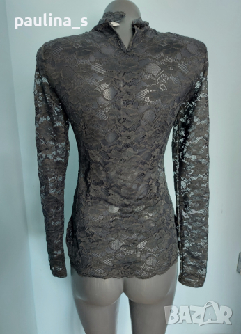 Два различни броя / Дантелена еластична блуза "Neo noir" и "LMTD" / дантела, лукс категория , снимка 7 - Корсети, бюстиета, топове - 36575209