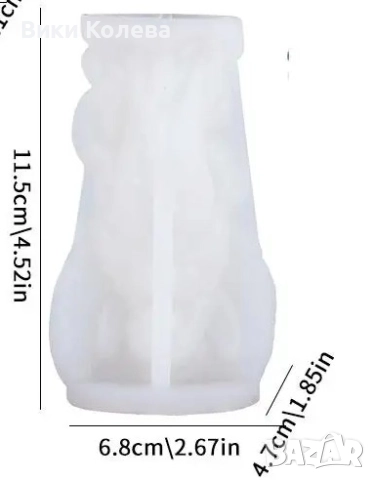 Силиконов мод – Ангел с разперени крила, снимка 4 - Форми - 51757720