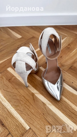 Обувки Armani от естествен велур 39 номер, снимка 5 - Дамски обувки на ток - 51785757