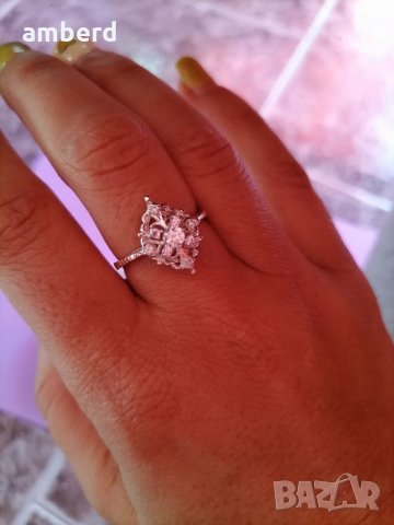 Сребърен пръстен - модел R099, снимка 5 - Пръстени - 35532027