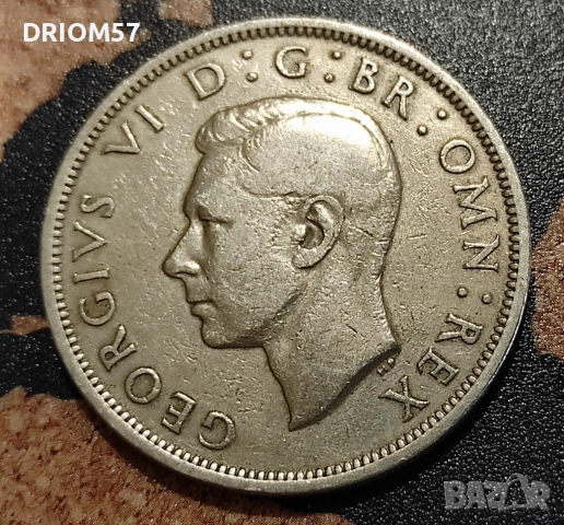 Монети Великобритания- 5 бр› Крал Джордж VI[1947-1951], снимка 6 - Нумизматика и бонистика - 49570631