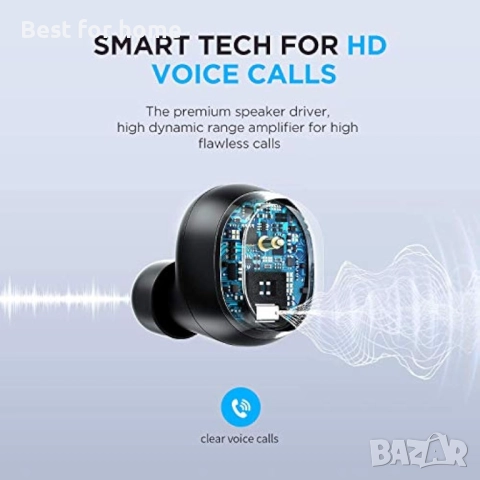 Безжични слушалки BOMAKER, Bluetooth 5.0 стерео, графенови драйвери с дълбок бас, снимка 3 - Bluetooth слушалки - 52479504