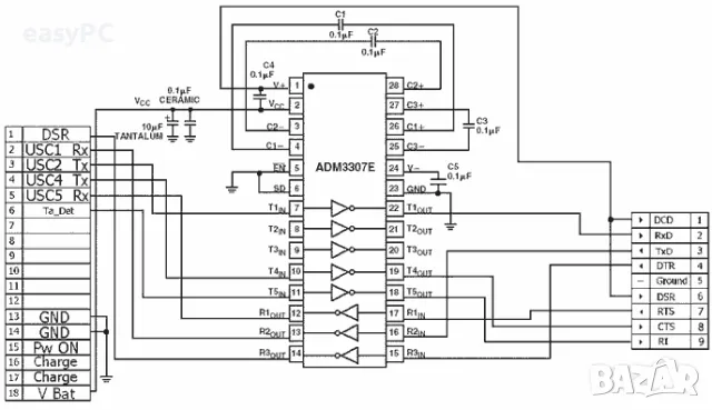 Оригинален дата кабел LG DATA KIT DK-15G ORIGINAL CABLE ADAPTER RS232 9PIN, снимка 5 - USB кабели - 48919903