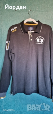 Мъжка блуза с дълъг ръкав – LA MARTINA размер- M, снимка 2 - Блузи - 53289644