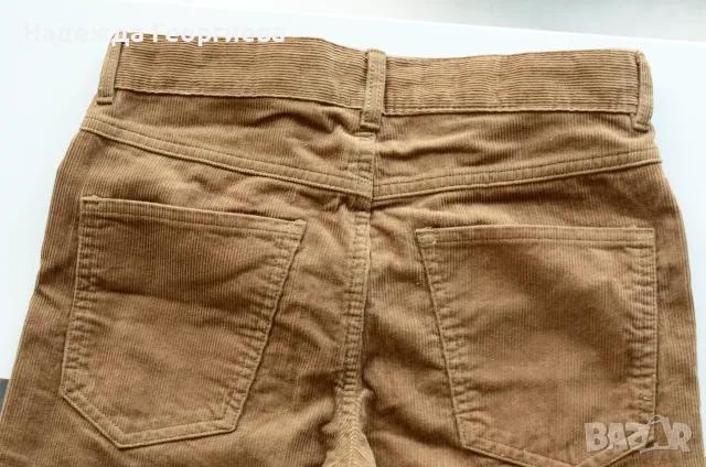 Панталон за момче H&M, тип джинси, кадифена материя. Подходящ за есен-пролет. Размер 140, снимка 4 - Детски комплекти - 56225647