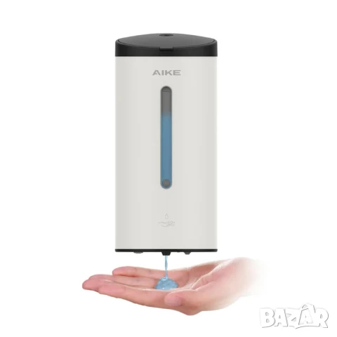 Автоматичен диспенсър AIKE 800мл за гел дезинфектант и течен сапун