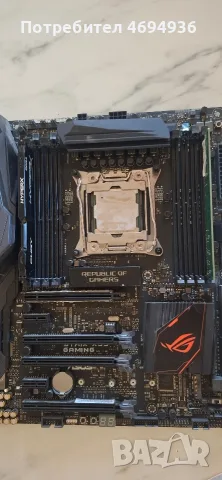 asus strix x99 GAMING Intel kore i7 6800k.16GB ram ddr4