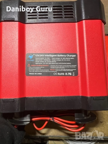 Бустер  и Smart Зарядно за акумулатори 25А Всички видове AGM, GEL,  LiFepo4, оловни, снимка 9 - Аксесоари и консумативи - 52181396