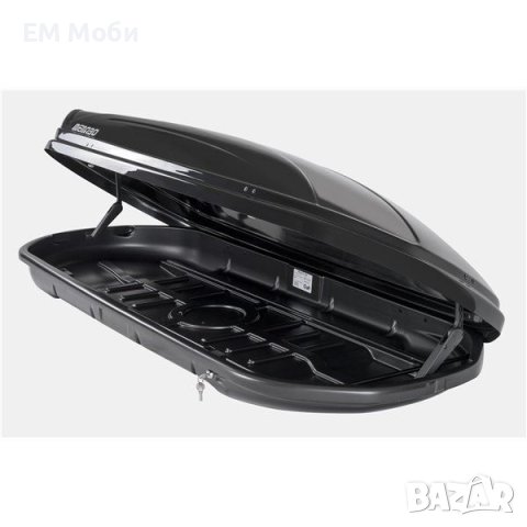 Автобокс Menabo Mania Duo 460л черен 195x79x36cm Кутия Багажник за Автомобил, снимка 6 - Аксесоари и консумативи - 44420502