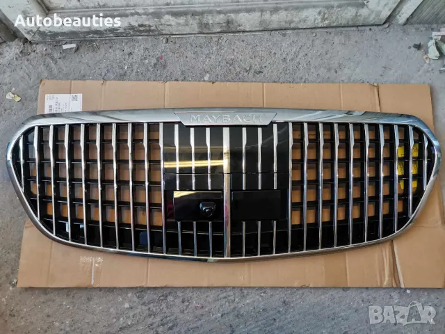 Предна решетка Mercedes S-Class W223 MAYBACH с отвор за камера