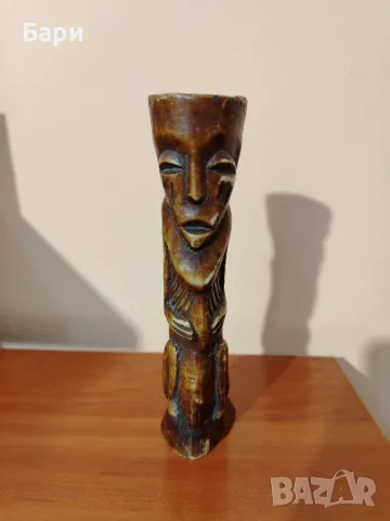 Рядка африканска статуя Bwami Lega от Заир - АФРИКА, снимка 2 - Статуетки - 48056293