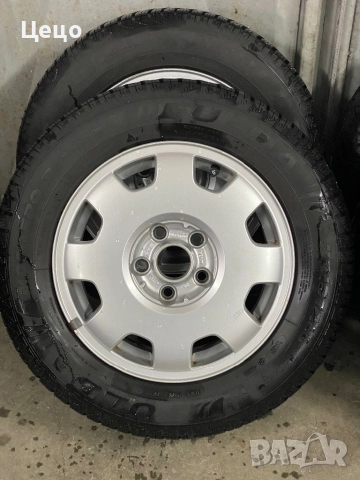 Джанти Ауди 15” 5х112 със зимни гуми 195/65/15, снимка 5 - Гуми и джанти - 51990710