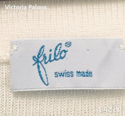 Скъпа блуза кроп  FRILO SWISS MADE, снимка 2 - Блузи с дълъг ръкав и пуловери - 44254144