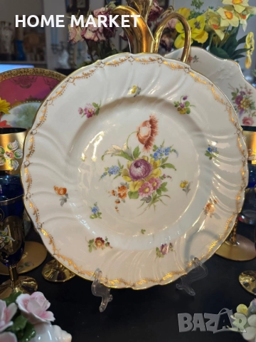 Sächsische Porzellanmanufaktur Dresden GmbH е основана през 1872 г. в Дрезден, Германия. , снимка 11 - Антикварни и старинни предмети - 52627754