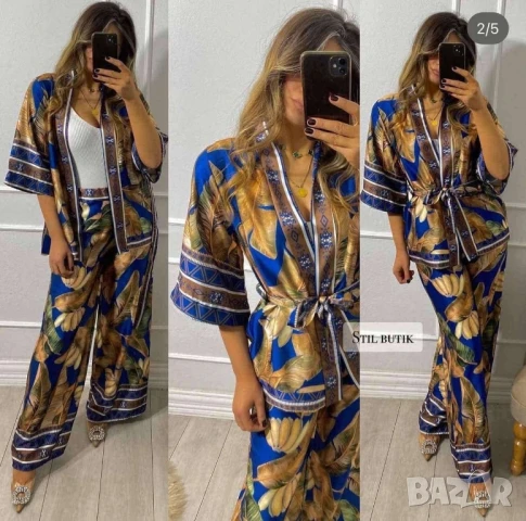 сатенени луксозни комплекти риза и панталон , снимка 18 - Комплекти - 50873330