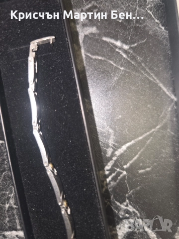 Мъжка Гривна с злато 18к. проба 750, снимка 5 - Гривни - 52107020