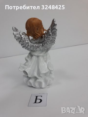 Ангел изправен със свещ- Модел Б, снимка 6 - Статуетки - 37925933